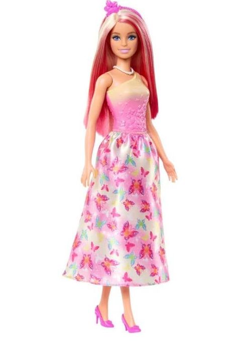 Barbie Doncellas Vestido Rosa con Mariposas