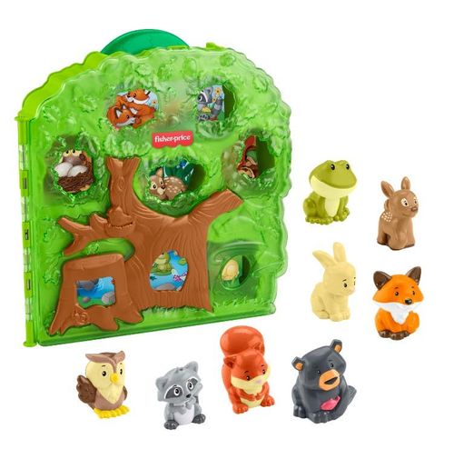 Little People Estuche de Animalitos con 8 Figuras