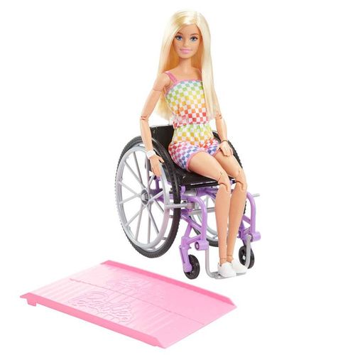 Barbie Inclusión Fashion Doll & Beauty con Silla de Ruedas