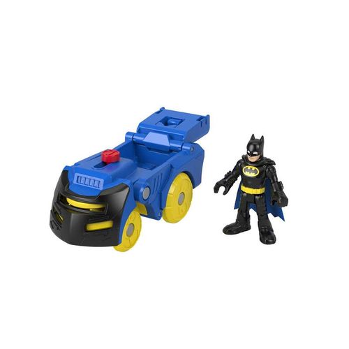 Batman Imanginext Transformer Batimovil con Figura de Acción Azul