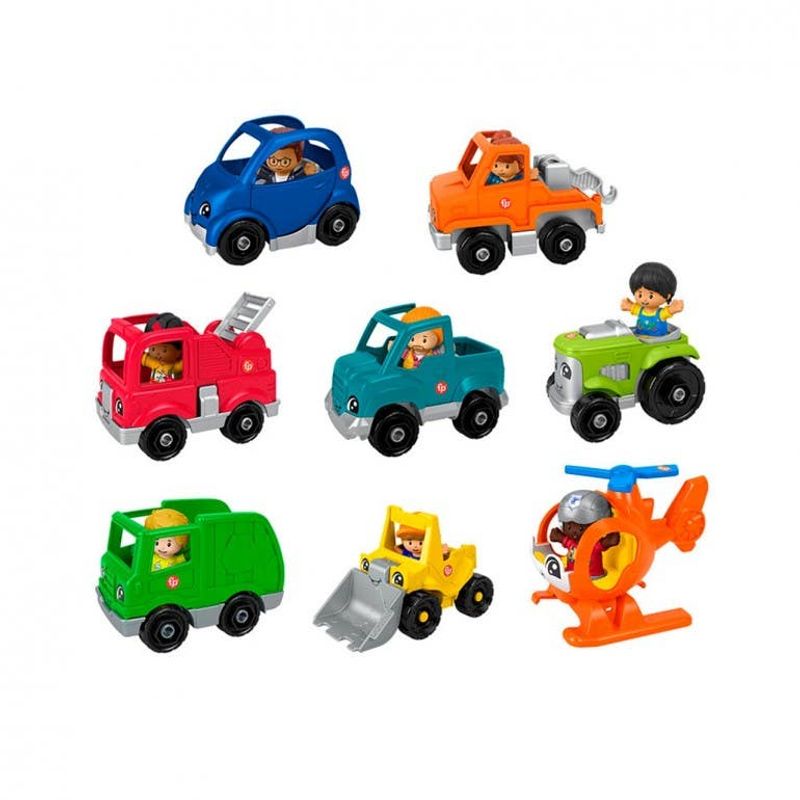 Mattel-Little-People-Vehiculo-Pequeño-Tractor-Verde-HPX84