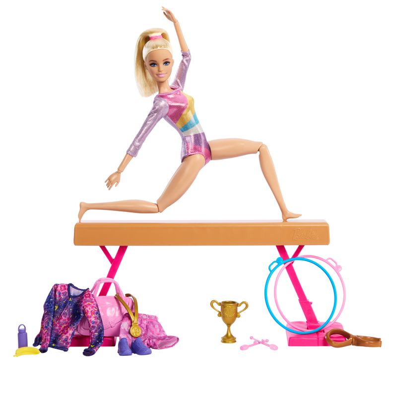 Mattel-Barbie-Profesiones-Gimnasta-CabelloRubio-HRG52