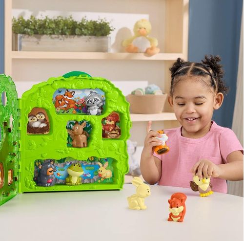 Little People Estuche de Animalitos con 8 Figuras