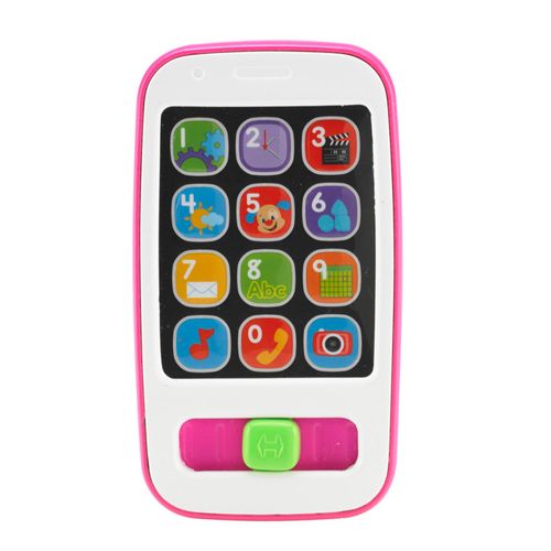 Juguetes para Bebés Fisher-Price Mi Primer Smartphone Rosa, Crece Conmigo