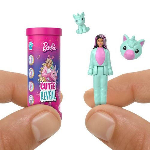 Barbie Mini Muñeca Cuttie Reveal Disfraz de Animalitos