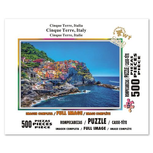 Rompecabezas Cinque Terre, Italia de 500 Piezas
