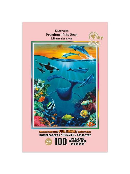 Rompecabezas Animales Marinos de 100 Piezas