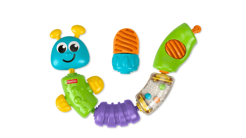Juguetes para Bebés Fisher-Price Oruga Cadena de Colores