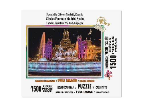 Rompecabezas Fuente De Cibeles Madrid, España de 1500 Piezas