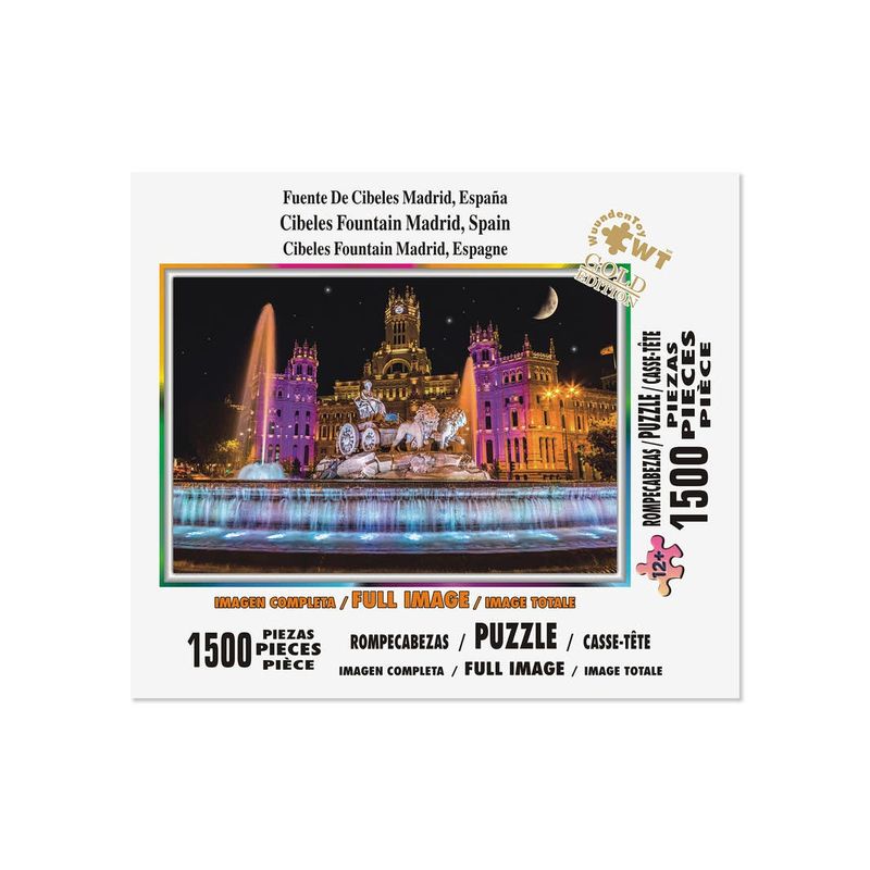 Wuundentoy-Gold-Edition-Fuente-De-Cibeles-Madrid-España-1500-pzas