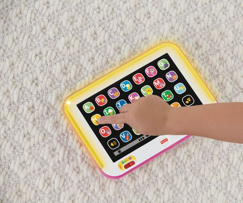 Juguetes para Bebés Fisher-Price Mi Primer Tablet Rosa, Crece Conmigo