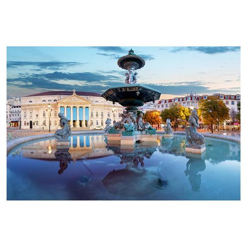 Rompecabezas Plaza Rossio, Portugal de 1500 Piezas