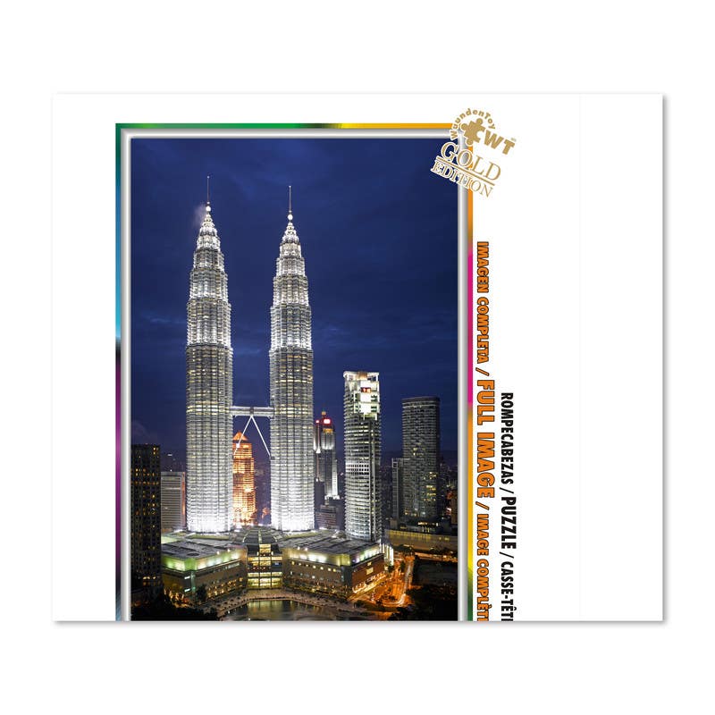 Wuundentoy-Gold-Edition-Torres-Gemelas-Petronas-1500-pzas
