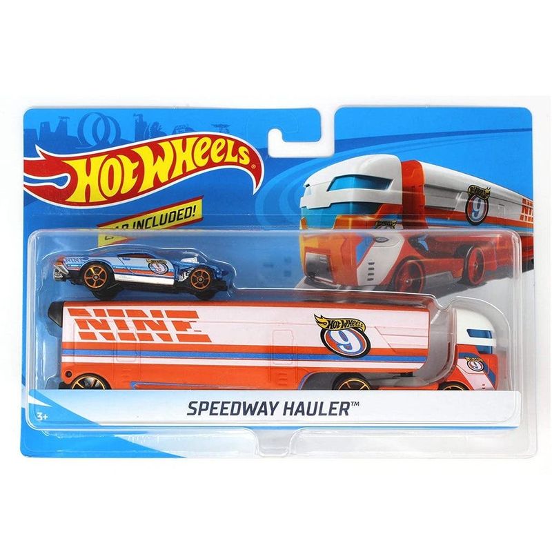 Mattel-Hot-Wheels-Camiones-De-Lujo-Speedway-Hauler