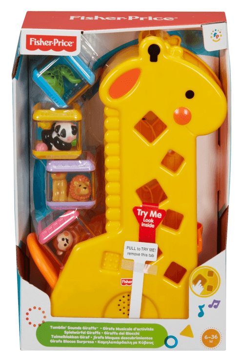 Juguete para Bebés Fisher-Price Peek-A-Blocks Jirafa