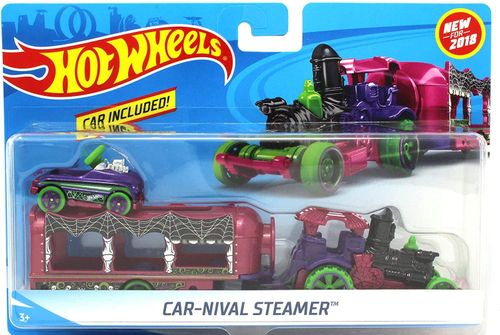 Hot Wheels Camión Car-Nival con Coche a Escala
