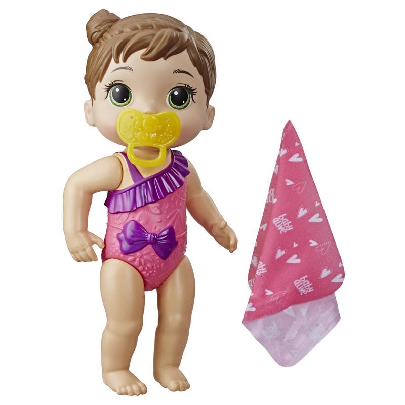 Hasbro-Baby-Alive-Bebe-Castaña-Chapoteos-Y-Abrazos-E8722
