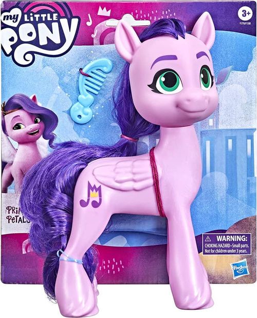 My Little Pony Princess Petals  con Crin y Cepillo para Peinar