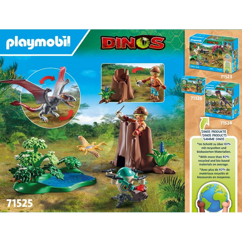 Playmobil-Dinos-Observatorio-del-dimorphodon-71525