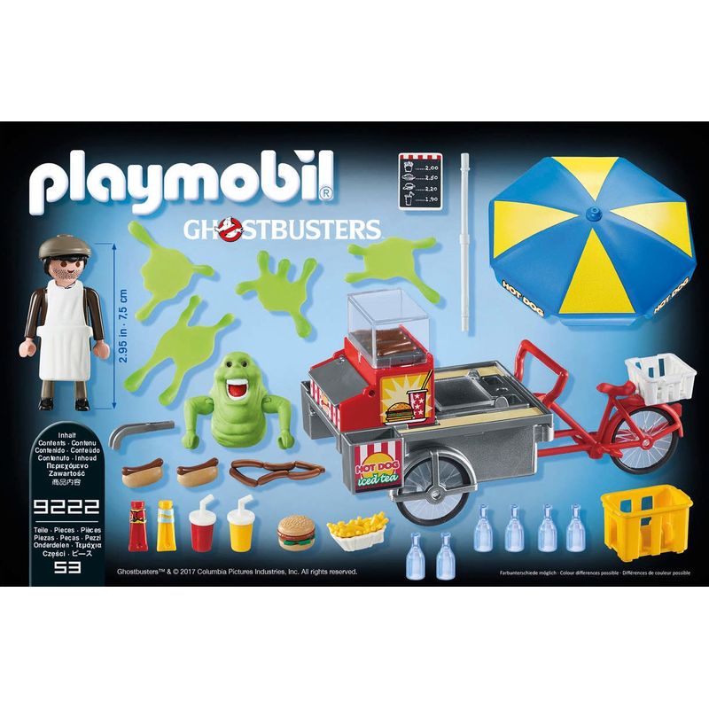 Playmobil-Ghostbusters-Slimer-con-Stand-de-Hot-Dog-9222