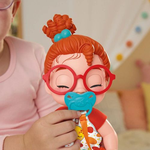 Muñeca Baby Alive Peliroja Felices Sueños con Dientes Limpios