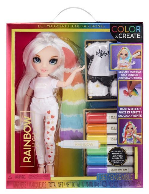 Rainbow High Fashion Dolls Custom Cabello y Outfig