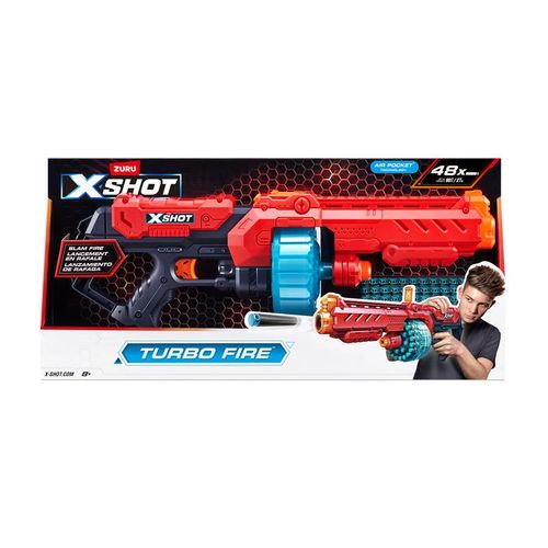 Lanzador de Dardos X-Shot Turbo Fire, con 48 Dardos