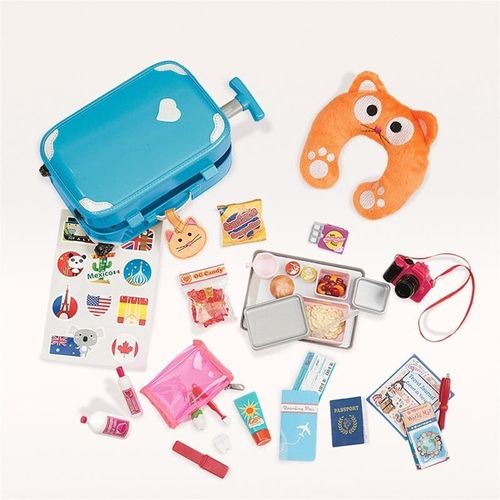 Our Generation Set de Viaje con Maleta y Accesorios