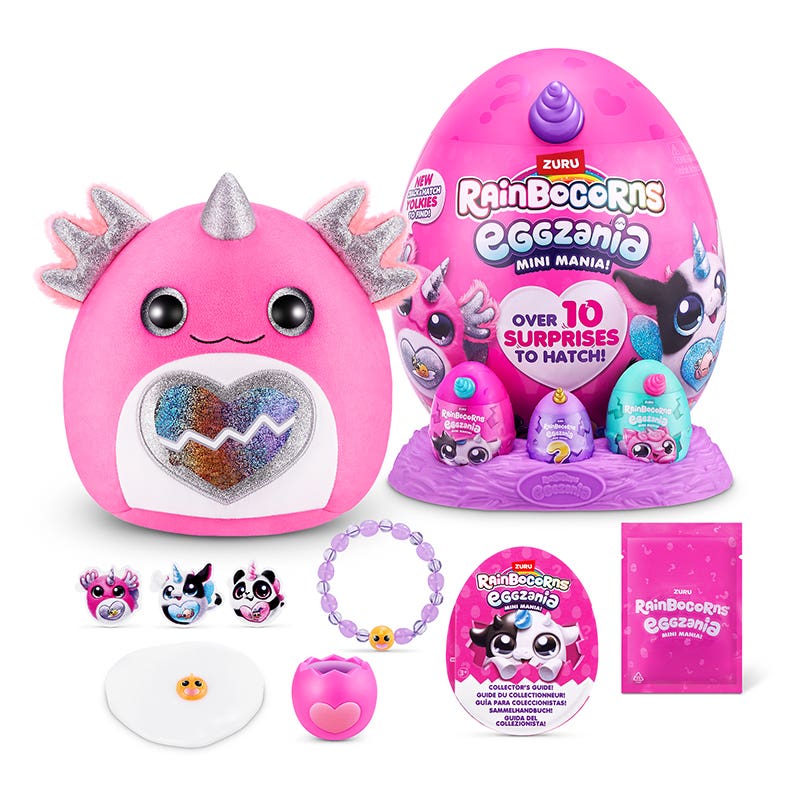 Rainbocorns-Surtido-Sorpresa-Eggzania-Mini--Plush-Soft-Small-9296