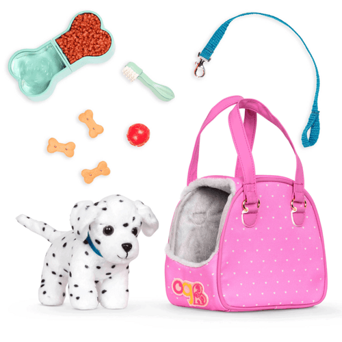 Our Generation Cachorro Dálmata con Maletín y Accesorios