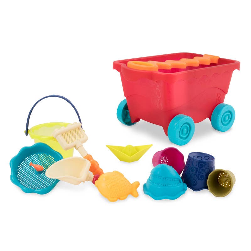 B-Toys-Set-de-Playa-Wagon-rojo-BX1594Z