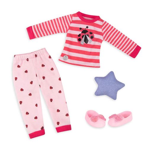 Outfit Pijama Ladybug para Muñecas, Glitter Girl