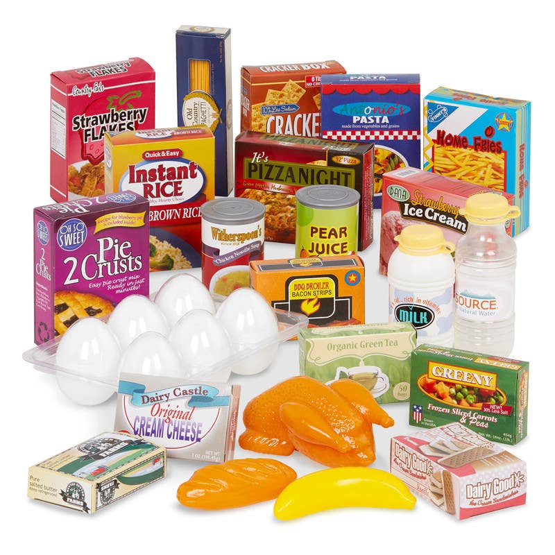 Battat-Carrito-de-Supermercado-con-Alimentos