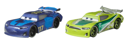 Cars de Disney y Pixar Duo Pack Vehículos de Juguete Lil Torquey y Vitoline