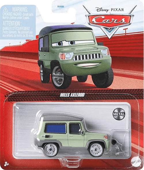Cars de Disney y Pixar Vehículo de Juguete Miles Axlerod