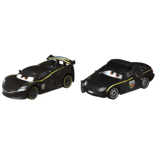 Cars de Disney y Pixar Duo Pack Vehículos de Juguete Lewis Hamilton y Jefe de Equipo