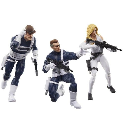 Capitán América 3-pack  Nick Fury Jr. Sharon Carter Y Dum Dum Dugan