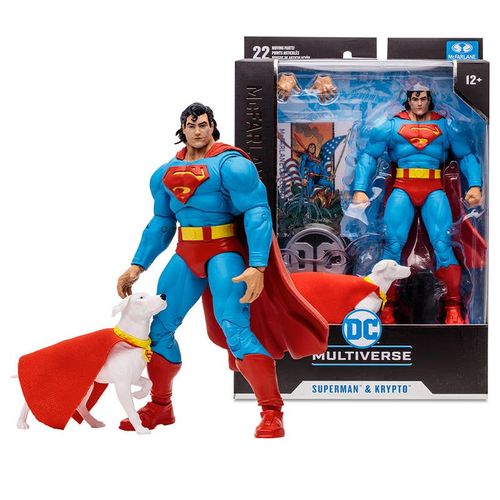 DC McFarlane Superman con Krypto Figura de Colección 6071362