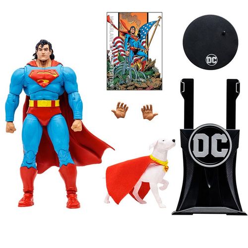 DC McFarlane Superman con Krypto Figura de Colección 6071362