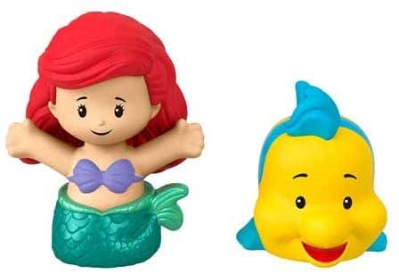 Disney Princesas La Sirenita Little People 2 Pack con Ariel y Flanders