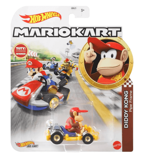 Hot Wheels Mario Kart Diddy Kong