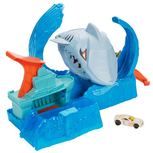 Hot Wheels City Pista Robo Tiburón