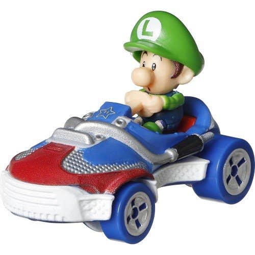 Hot Wheels Mario Kart Baby Luigi Sneeker