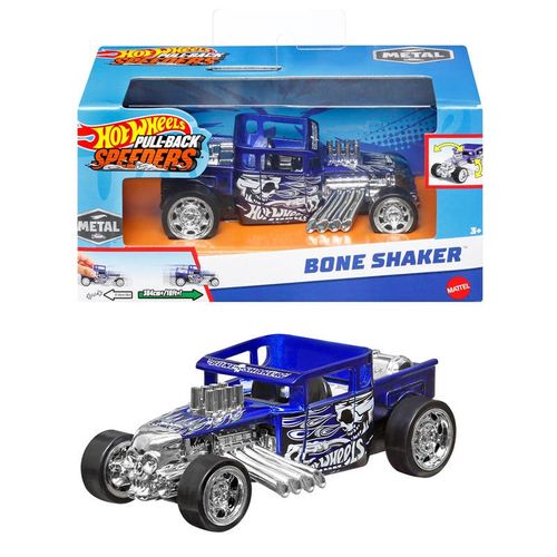 Hot Wheels Pull Back Speeders Bone Shaker