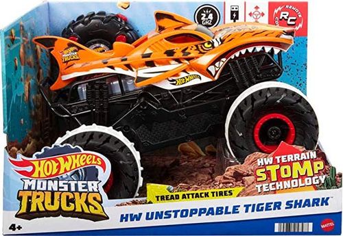 Hot Wheels Monster Trucks  Tiger Shark 1:15