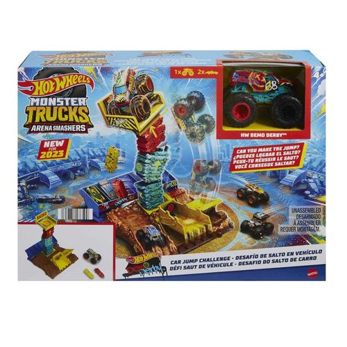 Hot Wheels Pista Arena de Demolición Reto de Salto