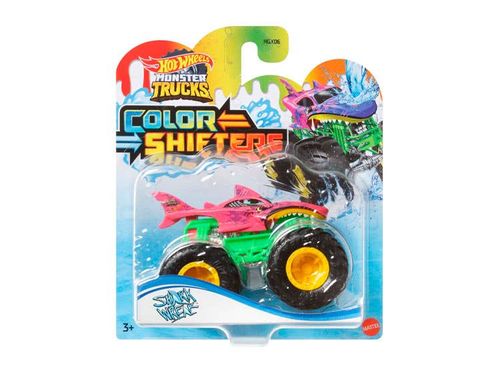 Hot Wheels Monster Truck Cambio de Color Shark Whear