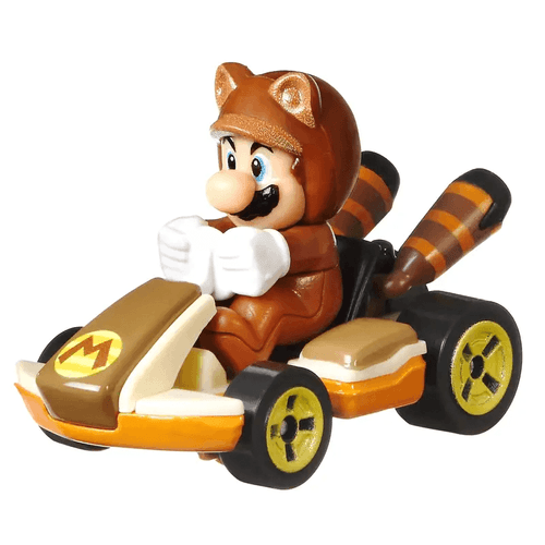 Hot Wheels Mario Kart Tanooki Mario Standard Kart