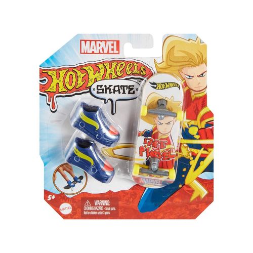 Hot Wheels Marvel Skate Fingerboard Capitana Marvel