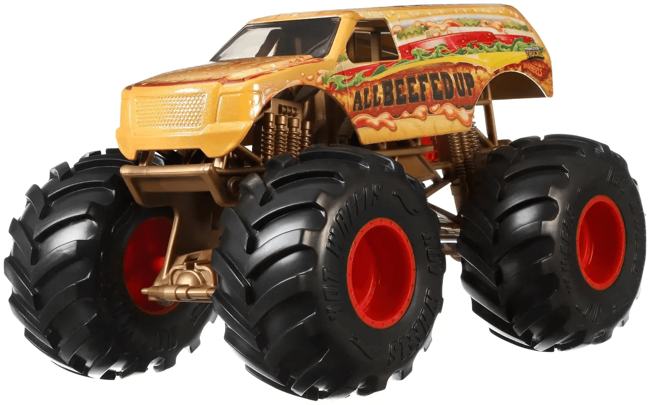 Hot Wheels Monster Trucks All Beefed Up Escala 1:24 - Juguetron
